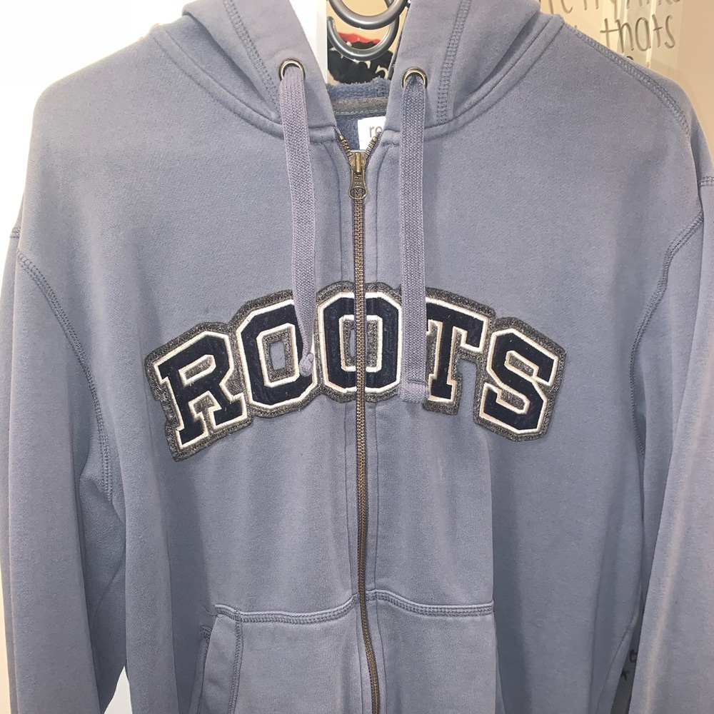 Vintage oversized ROOTS Zip up sweatshirt